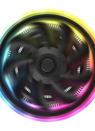 Ku кулер для процессора universal fit darkflash shadow черный алюминий медь активное охлаждение до 90 uni2l_k 4