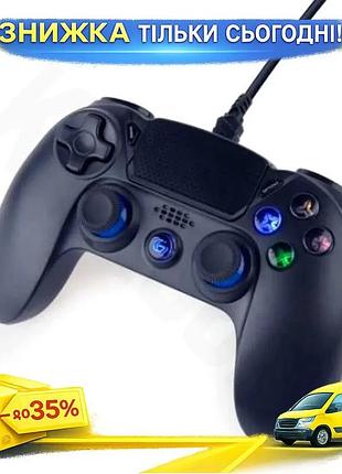 Ku геймпад gembird usb universal fit дротовий контролер для пк і playstation 4 з подвійною вібрацією і uni2l_k
