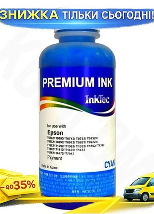 Ku чорнило inktec cyan universal fit 100 мл пігментне для epson принтерів чорнило для друку uni2l_k