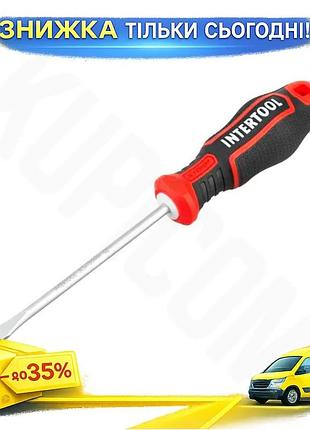 Ku отвертка intertool sl5 universal fit 100 мм storm профессиональная викрутка для сто и мастерских с uni2l_k