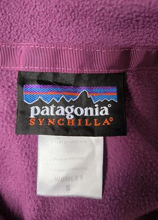 Флисовая кофта patagonia synchilla (б/в), размер s 6