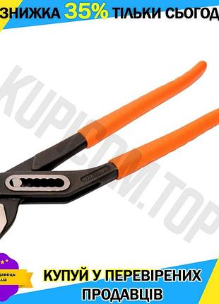 Ku клещи трубные mastertool universal fit 175 мм фосфатированные щипцы для сантехников с закаленными р uni2l_k