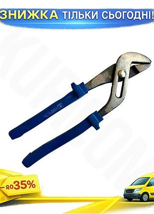 Ku кліщі трубні toolex universal fit 250мм american type для сантехніків та водопровідників захоплення uni2l_k