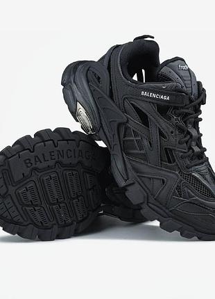 Balenciaga track 2 total black gold