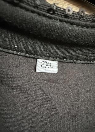 🥰 подовжена блуза в паєтки 2xl 5