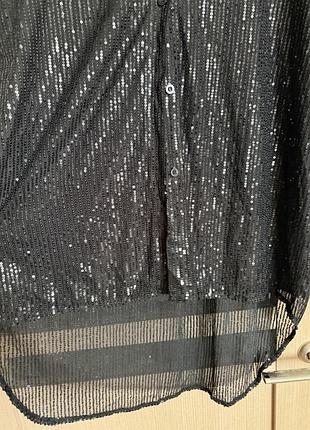 🥰 подовжена блуза в паєтки 2xl 6