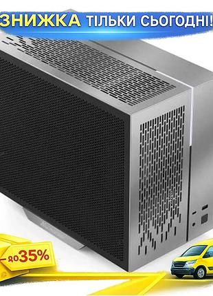 Ku корпус almordor seiya universal fit mini tower dark silver для micro atx mini itx компактний комп'ю uni2l_k