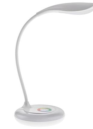 Настольная цветная led rgb лампа с usb sl-84 5w wh