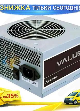Ku блок питания 400 universal fit вт chieftec value silver 80 plus для пк с активной pfc и защитой от uni2l_k