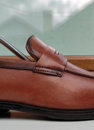 Туфли лоферы bally santoni ferragamo 43р 3