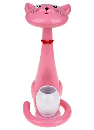 Настольная лампа лезвий детская маленькая для школьника tp-052 6w led pink / wh
