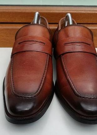Туфли лоферы bally santoni ferragamo 43р 4