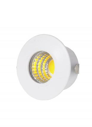Светильник мебельный точечный led-184/3w nw wh