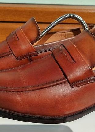 Туфли лоферы bally santoni ferragamo 43р 7