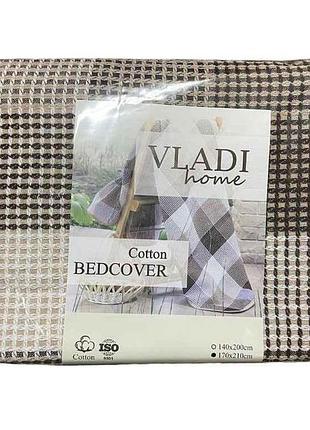Покрывало 170*210 3/bob белый-пес-кор тм vladi