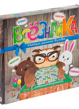 Интеллектуальная настольная игра всезначь 801 (рус.)