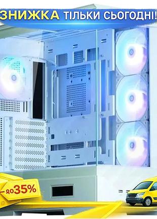 Ku корпус zalman p50 universal fit ds white midi tower для пк с вентиляторами argb и lcd экраном для г uni2l_k
