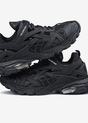 Balenciaga track 2 total black gold 5