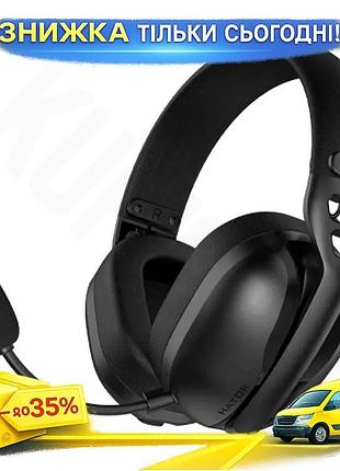 Ku беспроводные наушники hator universal fit hyperpunk 3 black bluetooth 5.4 с микрофоном для геймеров uni2l_k