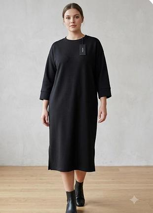 Сукня максі blue navy made in italy