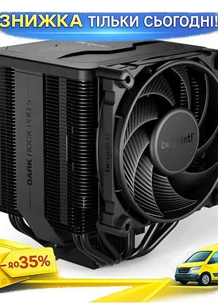 Ku кулер для процессора universal fit be quiet! dark rock pro 5 black для intel amd башенный охладител uni2l_k