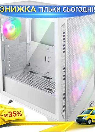 Ku корпус msi mag universal fit forge 320r airflow белый mid tower для atx micro-atx mini-itx с argb п uni2l_k