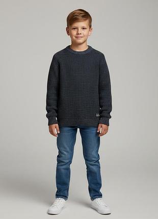 Новый вязаный свитер d.m.d denim day, размер 122-128 (6-8 лет)