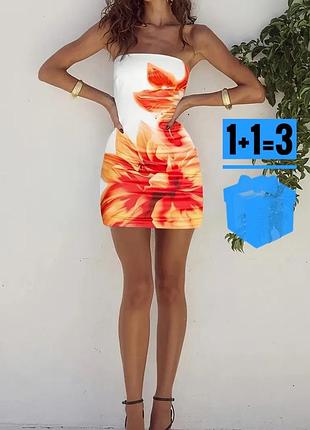 🥰 міні сукня в квітковий принт shein s
