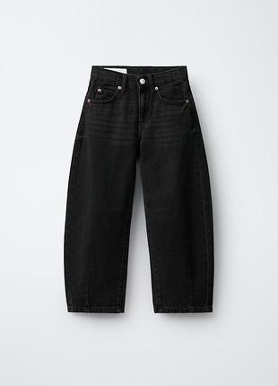 Джинсы широкие 140 см barrel fit zara