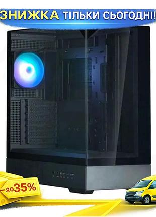 Ku корпус zalman p40 universal fit prism black midi tower без бп для atx micro atx mini itx з argb під uni2l_k