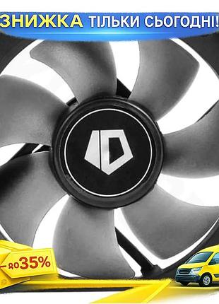 Ku вентилятор 80 мм universal fit id-cooling чорний 2000 об/хв для корпусу активне охолодження 3-pin г uni2l_k