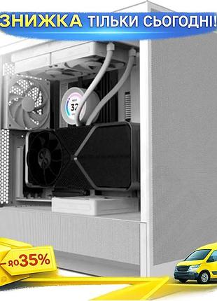 Ku корпус nzxt h5 universal fit flow white midi tower для e-atx atx micro atx mini itx охолодження вен uni2l_k