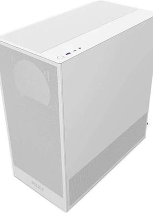 Ku корпус nzxt h5 universal fit flow white midi tower для e-atx atx micro atx mini itx охлаждение вент uni2l_k 6