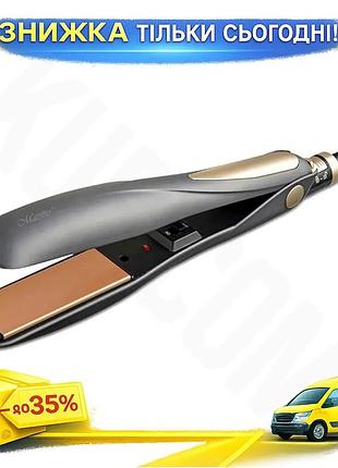 Ku випрямляч для волосся universal fit maestro 35вт 200°c праска для укладання волосся uni2l_k