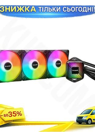 Ku система рідинного охолодження universal fit be quiet! pure loop 3 lx 360 black для процесора з підс uni2l_k