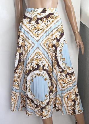 Класна спідниця плісе f&f 4