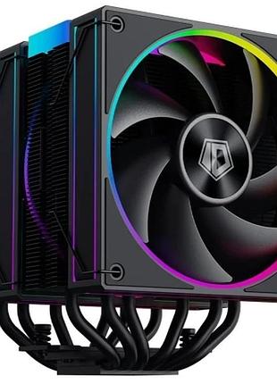 Ku кулер для процесора universal fit id-cooling 2x120 мм argb активне охолодження для intel amd до 270 uni2l_k 3