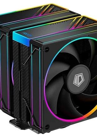 Ku кулер для процесора universal fit id-cooling 2x120 мм argb активне охолодження для intel amd до 270 uni2l_k 4