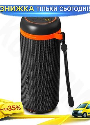Ku портативная колонка real-el universal fit bluetooth 10 вт с rgb подсветкой для музыки и звонков аку uni2l_k