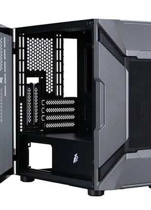 Ku компьютерный корпус 1stplayer universal fit mini tower black для micro atx mini itx с закаленным ст uni2l_k 4