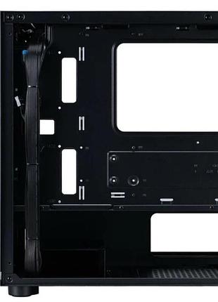 Ku компьютерный корпус 1stplayer universal fit mini tower black для micro atx mini itx с закаленным ст uni2l_k 7