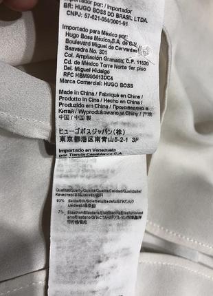 Натуральний шовк! сорочка hugo boss! 8