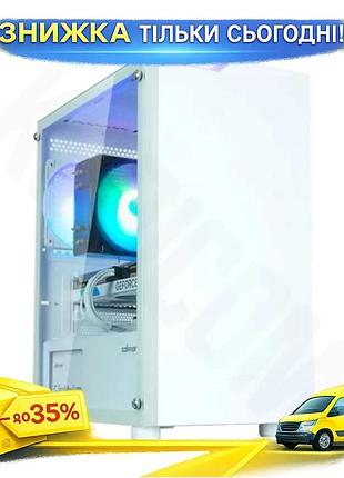 Ku корпус комп'ютерний zalman universal fit t4 plus white без бж мікротower argb вентилятор для пк ком uni2l_k