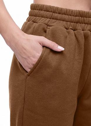 Жіночі чорні джогери штани equilibri brown dark, xl 4