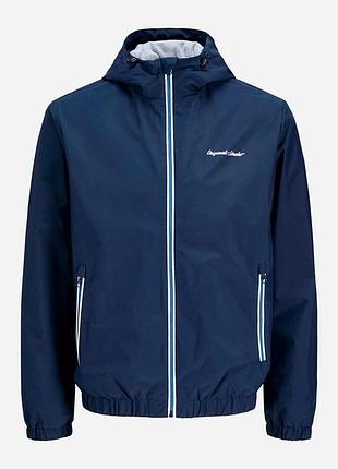 Мужская чёрная прямая куртка jack & jones xs 6