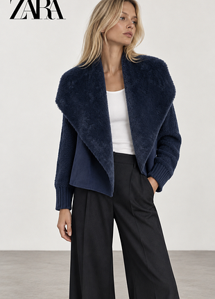 Куртка з хутра zara