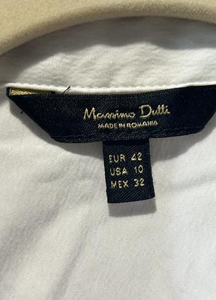 Біла сорочка massimo dutti 3