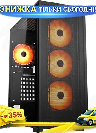 Ku корпус cougar mx220 universal fit rgb black mid tower для atx micro atx mini itx с argb вентилятора uni2l_k