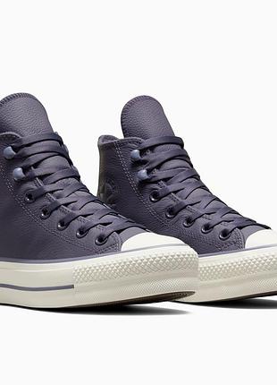 Шкіряні кеди converse chuck taylor all star lift 37р