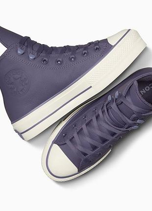 Шкіряні кеди converse chuck taylor all star lift 37р 5